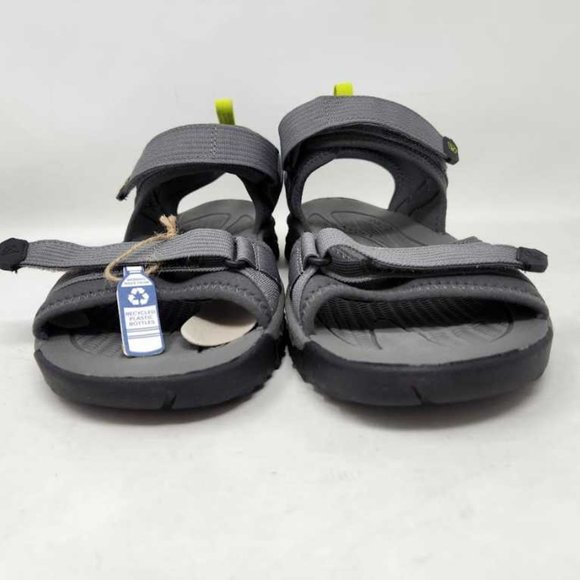 New men\'s 13 Keen Targhee III Open Toe H2 water hiking sandals shoes Steel Grey main image 8